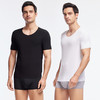 官网580！60s高弹丝滑莫代尔男士薄款无痕短袖T恤 随心裁打底衫家居服睡衣夏 商品缩略图0
