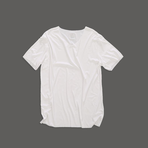 官网580！60s高弹丝滑莫代尔男士薄款无痕短袖T恤 随心裁打底衫家居服睡衣夏 商品图7