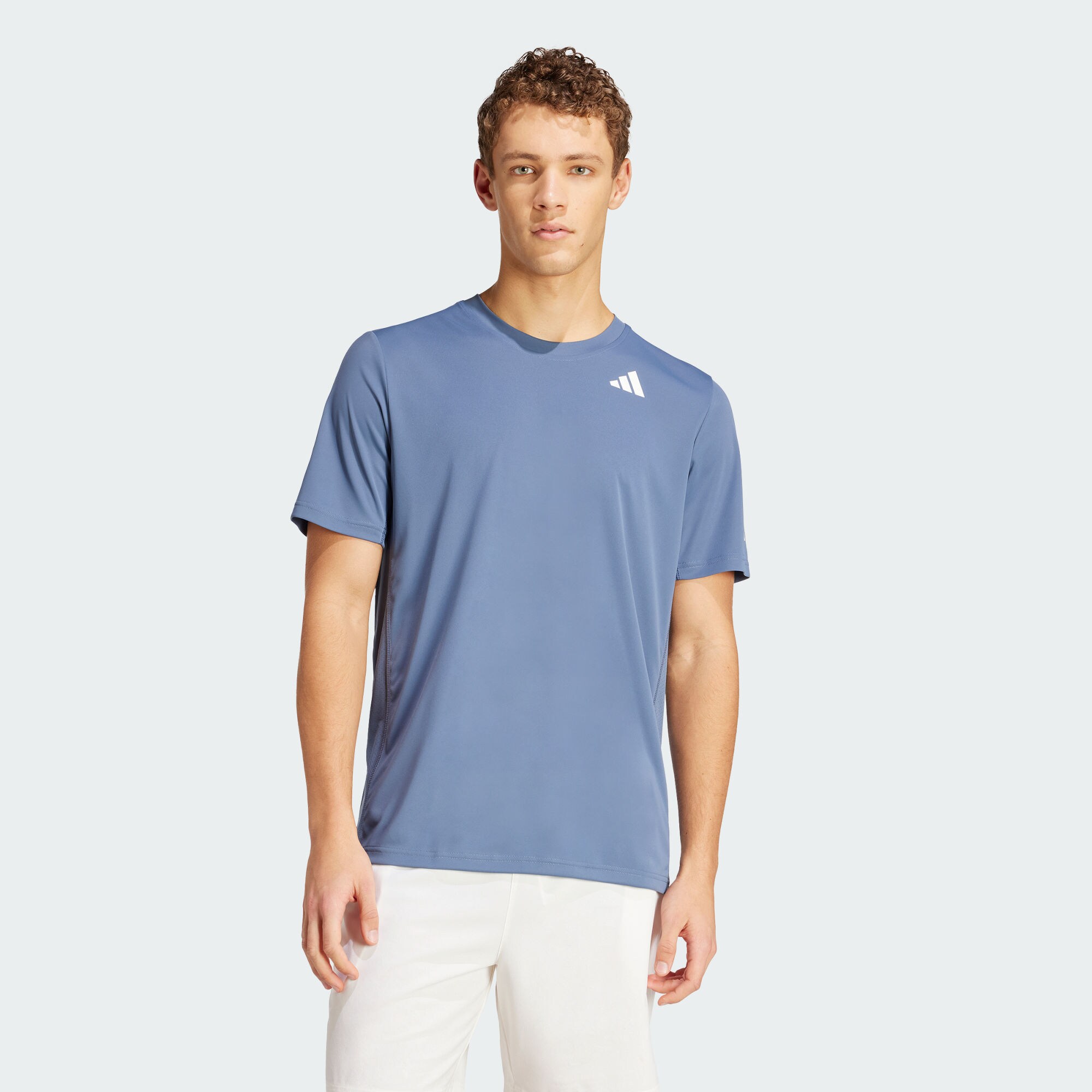 Adidas阿迪达斯CLUB 3-STRIPES TENNIS TEE 速干网球运动短袖圆领T恤IY3218