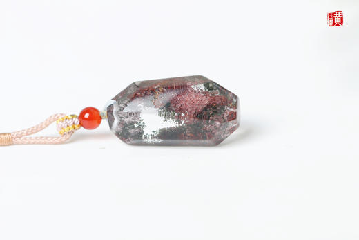 【丹胧】红幽灵水晶吊坠 配精美挂绳 商品图3