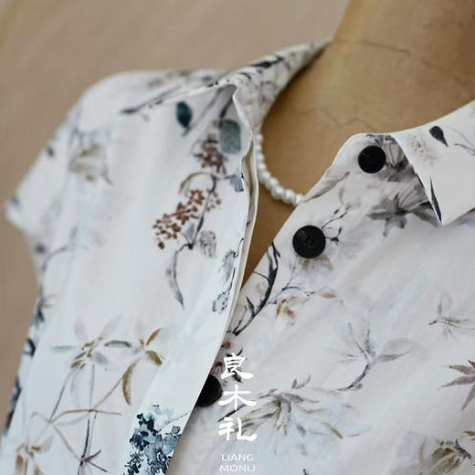 【预售7天】良木礼印花衬衫裙（86832） 商品图2