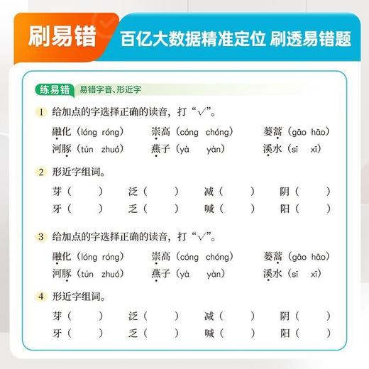 猿辅导默写题卡1-6年级语文（上下册）同步教材！扫码听写！ 商品图1