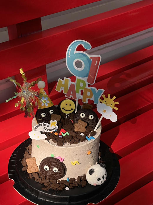 六一儿童节4寸奥利奥奶油蛋糕 商品图1