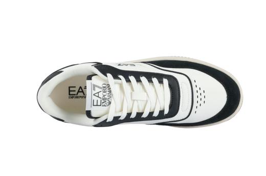 【上新特惠秒】Armani EA7 男士百搭舒适 软弹轻便 熊猫色真皮 运动休闲鞋12374 商品图5