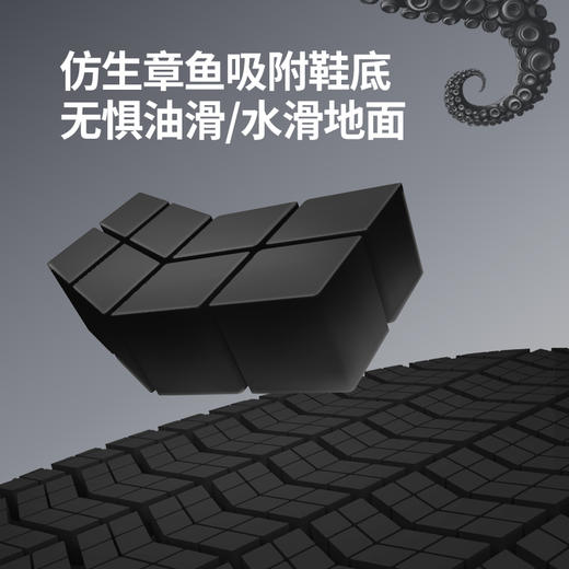 轻丫专业防滑鞋SRC标准透气四季款无包头无中底轻便厨师 商品图3