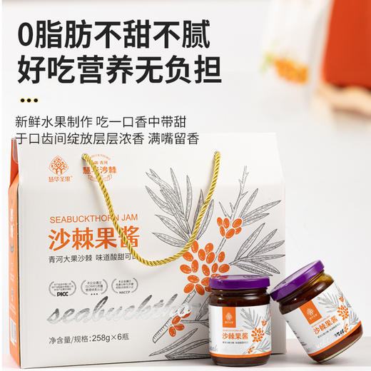 沙棘果酱 258g*6瓶 商品图2
