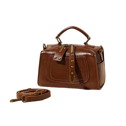 【预售3天】新款波士顿枕头包时尚休闲手提包植单肩斜挎女包YN3397 商品图6