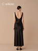 丝所｜24H032A 重磅真丝苍穹黑晚礼长裙［ 黑 ] 商品缩略图6