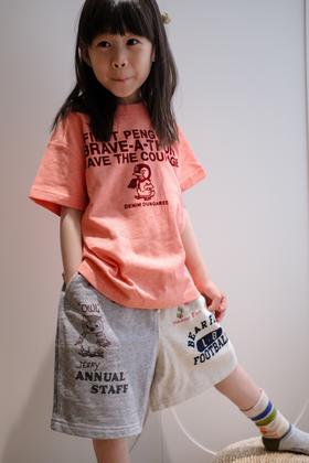 2025夏季日系儿童猫头鹰小象涂鸦印花鸳鸯拼色运动抽绳短裤！