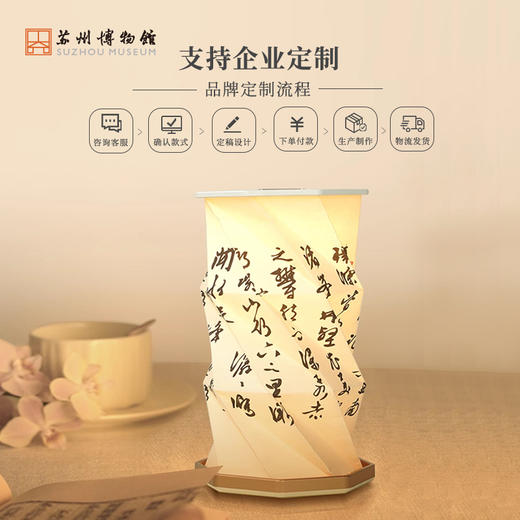 苏州博物馆 醉翁亭记旋转灯 商品图4