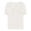 【2件9折】【Petit Bari】精致法式刺绣花边圆领短袖衬衫 商品缩略图1