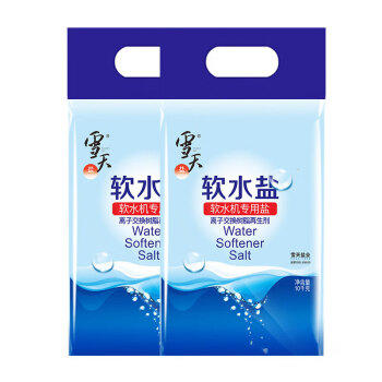 雪天高效软水盐10kg*2袋 软水机软化专用盐水质预防水垢保护机器盐 /粮油调味 /调味品 /盐 商品图0