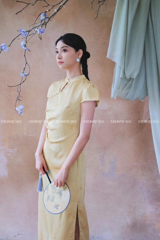 【门店同款】ENJOY夏季云敛-“鸾衿折桂”花衔风香中式旗袍 162552844 商品图9