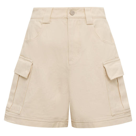 【2件9折】【Petit Bari】(多色)工装口袋阔腿短裤运动阔腿裤休闲 商品图1