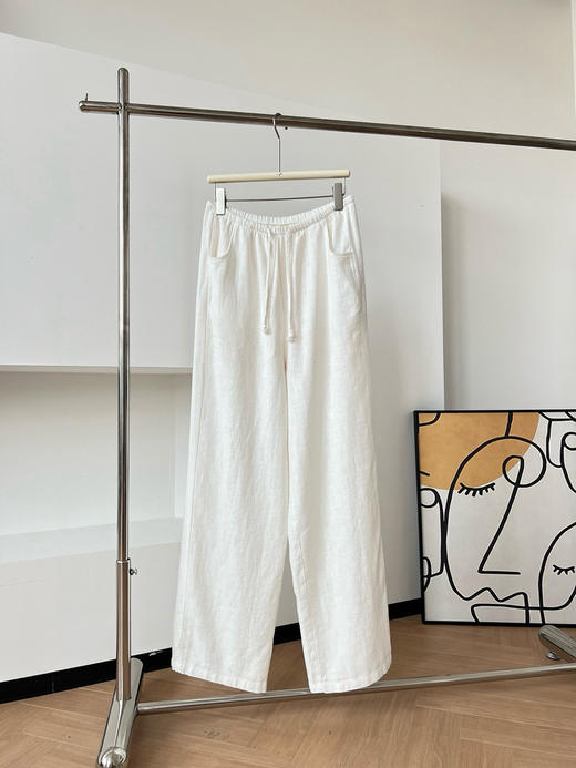苎麻白裤（锁 商品图7