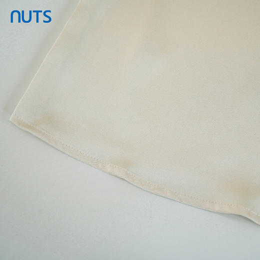 NUTS夏季新品纯色时尚气质高级感短袖衬衫428013547 商品图4