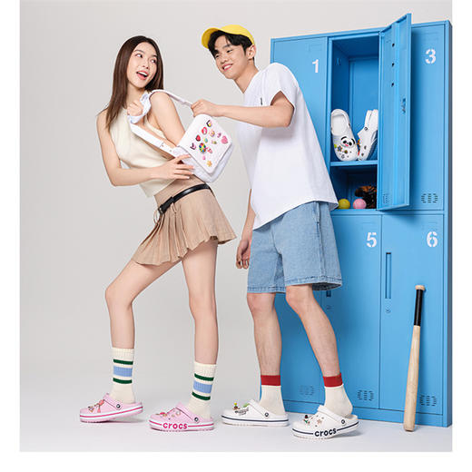 【下单即赠6枚智必星】Crocs卡骆驰 Bayaband 男女同款平底洞洞鞋 商品图0