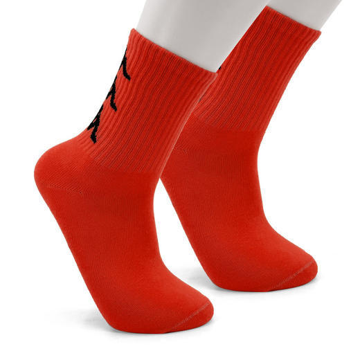 Kappa经典运动袜（三双装红黑白）K0BZ8WG02L 商品图1