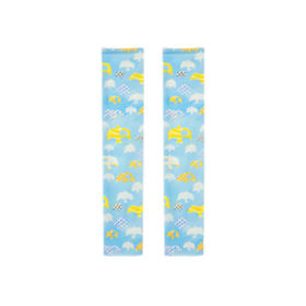 shukiku 儿童 无痕超薄防晒冰袖 蓝色飞鸟 S码（3-5岁）