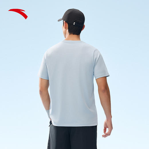 安踏凉感针织短袖男装夏季新款健身跑步t恤薄款运动上衣152527158 商品图2