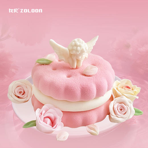 【高品质·仪式感】 天使·粉色Emoji（现做慕斯，请提前一天预定，巧克力可食用装饰 商品图1