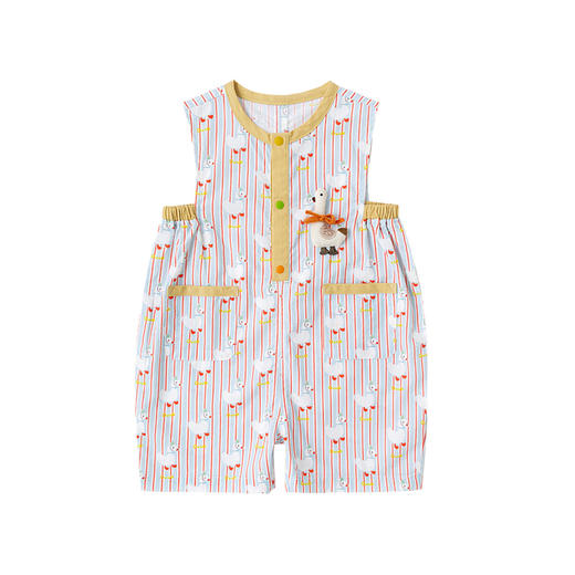 嘟嘟家宝宝夏季背带裤男童休闲裤子洋气女童夏装儿童新款 商品图4