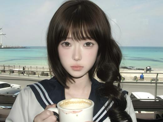 Kira Fairy（kirafairy）半年抛 鹿茸杏子  直径14.5mm着色13.8mm 商品图0