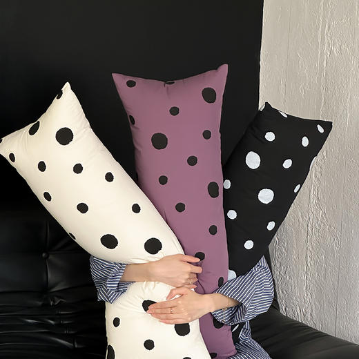 自然醒波波 彩虹 流沙长条抱枕ins风时尚睡觉抱枕沙发长腰靠垫床头靠枕靠背枕护腰MT 商品图0