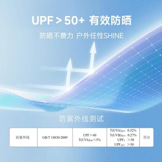 【猛犸服饰】200克 圆领T恤 冰感防晒黑科技  防透 UPF50+ 液氨处理 吸湿排汗 日常通勤 商品图8