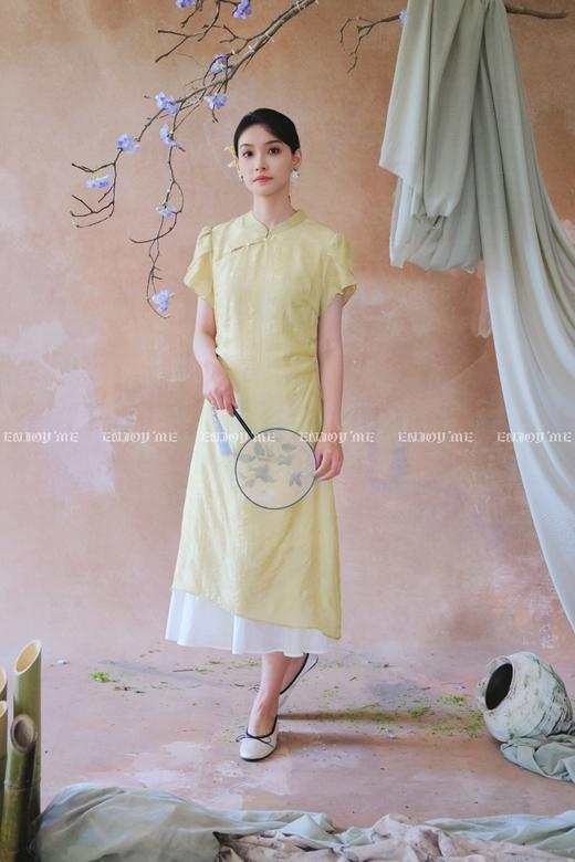 【门店同款】ENJOY夏季云敛-“鸾衿折桂”金盏中式旗袍 162505407 商品图6