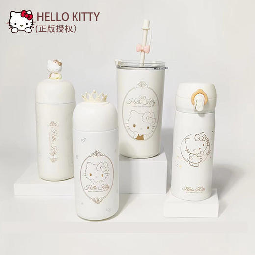 【美好的一天，从喝水开始！】可爱hellokitty保温杯 高颜值316不锈钢 大容量网红爆款 保冷吸管杯-QQ 商品图2