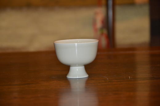 手工定窑 竹风听雪品茗杯 玄月品茗杯 定瓷风雅 商品图3