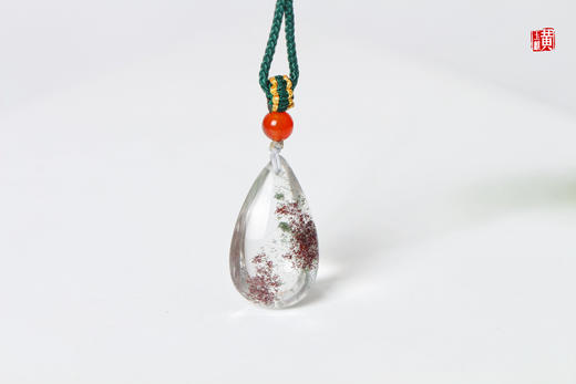 绿幽灵水晶吊坠 配精美挂绳 商品图1