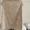 自然醒回归本真棉麻系列盖毯抱枕剪花流苏侘寂风高级感肌理纹提花午睡沙发巾空调休闲毯子MT 商品缩略图3