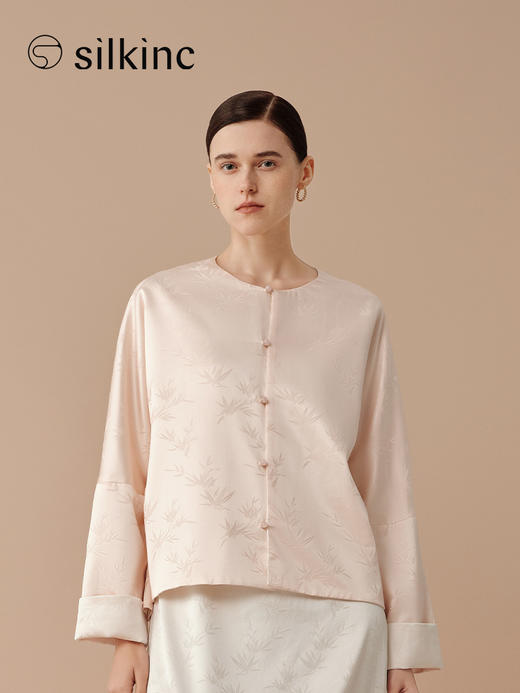 丝所｜24W033 新中式双面穿外套［ 粉A / 绿B ] 商品图9