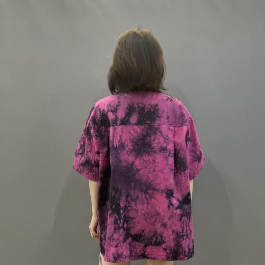 NAS立领带项链扎染短袖衬衫50403夏季025682011231 商品图1