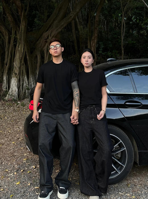 老米优品🎈 3-5天！品质nice，无拘束的体验感！《情侣款💏简约丝光棉纯色宽松tee 》垂感，丝滑，凉爽，不挑人 ！T250516B 商品图7