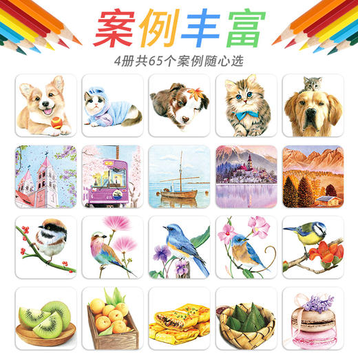 墨点美术 从零开始画彩铅萌趣猫狗初学者入门技法讲解自学手绘教程书 商品图3