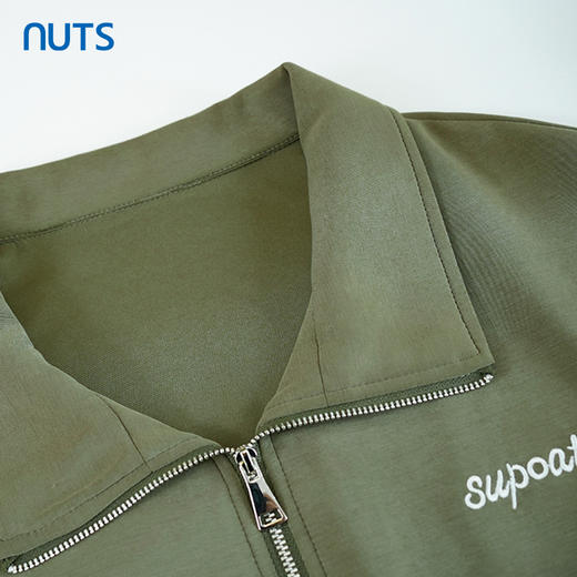 NUTS夏季新品拉链时尚气质设计感运动套装女422142208 商品图2