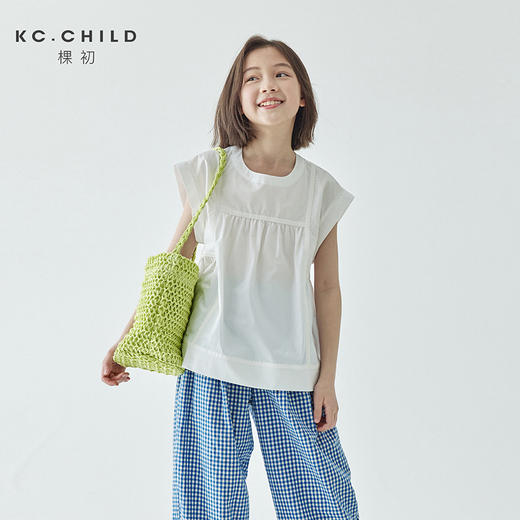 棵初 2025春夏第三波新品飞袖上衣858T24108 商品图1