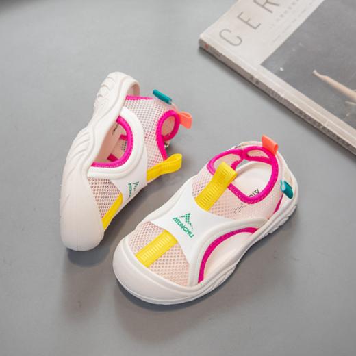 🌞 夏日遛娃神器上线！【AFJI品质夏季新款高品质魔术贴透网休闲凉鞋006🏆】， ✅能快速排出闷热湿气，💕即使孩子疯玩一整天， ✅双脚也能时刻保持干爽，告别汗脚烦恼！  商品图3