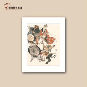 卡纸画《西游记》师徒四人 戴敦邦艺术馆