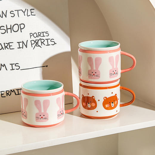 摩登主妇马克杯家用喝水杯牛奶杯高颜值情侣办公室陶瓷杯咖啡杯子 商品图0