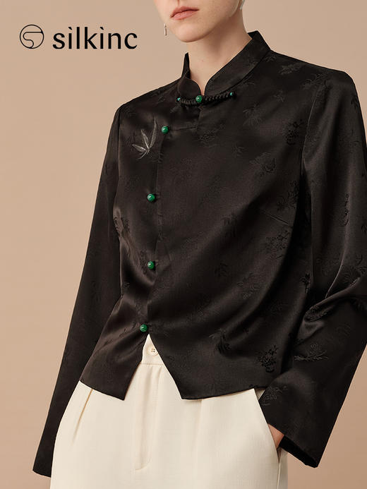 丝所｜24W037A 新中式雅趣外套［ 黑 ] 商品图7