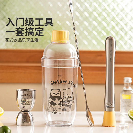 摩登主妇mototo熊猫捣汁棒碎冰锤手打暴打柠檬茶工具锤压汁捣碎棒 商品图4