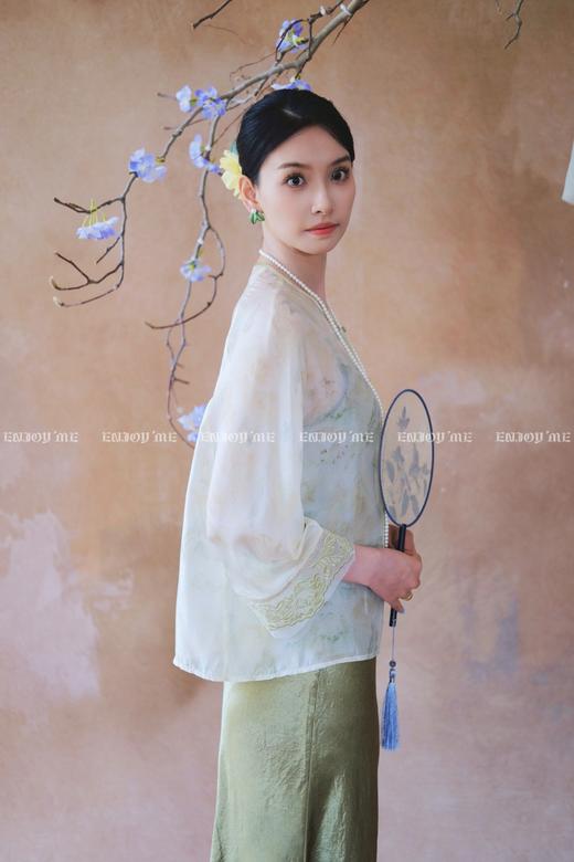 【门店同款】ENJOY夏季云敛-青鸾羽衣中式外套 162593806 商品图1