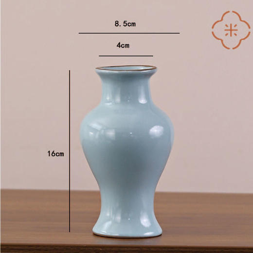 米马杂货  天青色等烟雨而我在等你 汝窑美人瓶 是梅瓶的前身 商品图5