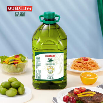 品利（MUELOLIVA）特级初榨橄榄食用油3L 健身孕妇可用 西班牙进口送礼年货节送礼 /粮油调味 /食用油 /橄榄油 商品图5