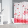 羽笑手绘火烈鸟浴帘180*180 商品缩略图0