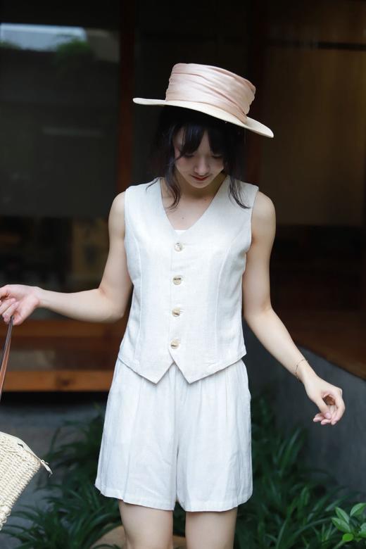 【下单后7天发货】ORIGNAL&CO 老钱风亚麻三件套装 商品图2